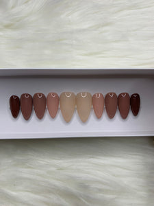 Shades of Nude-Press ons