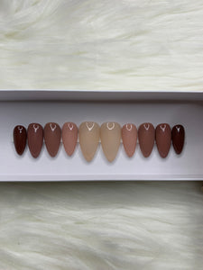 Shades of Nude-Press ons