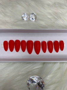 Ruby Woo Red Matte-Press Ons